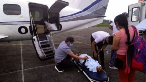 Traslado de niño a la ciudad de Lima