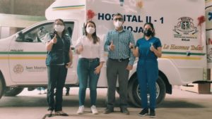 Ambulancia donada por la municipalidad de Rioja